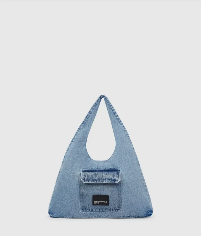 Bolso shopper hobo de denim