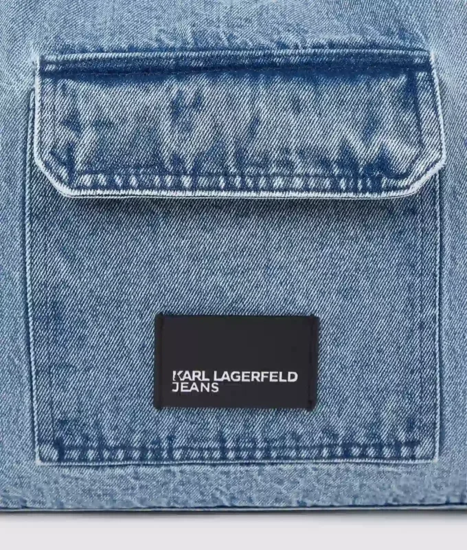 Bolso shopper hobo de denim