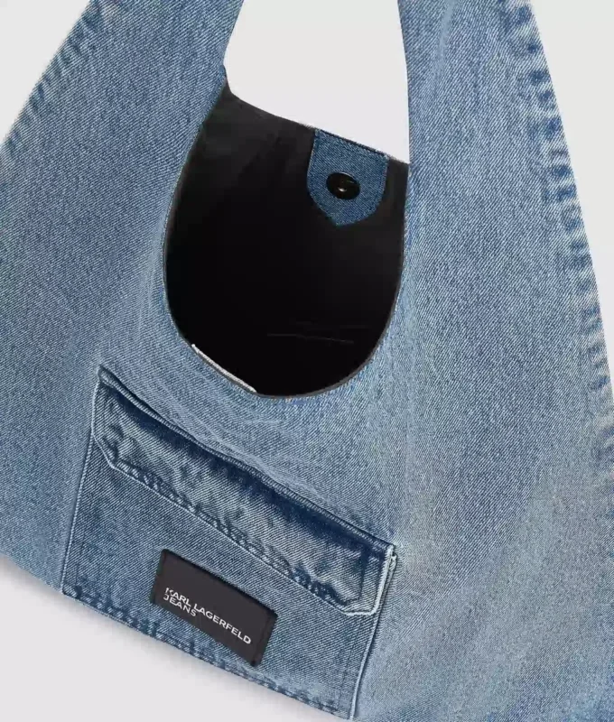 Bolso shopper hobo de denim