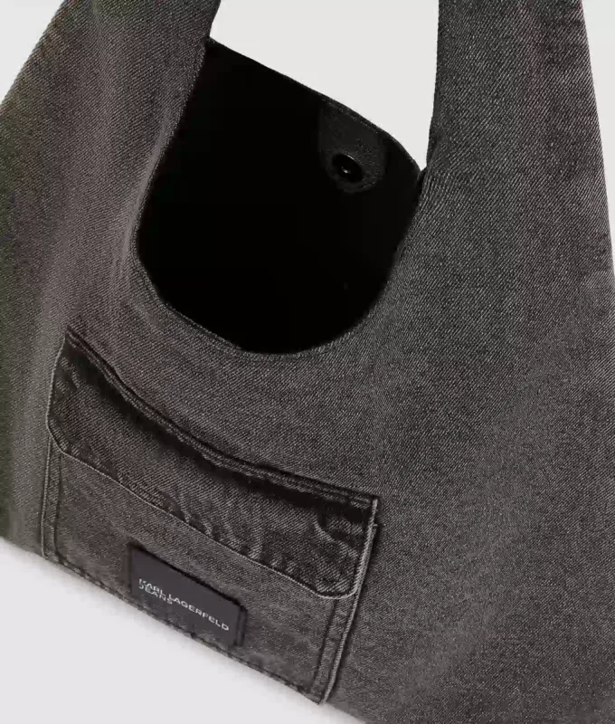 Bolso shopper hobo de denim
