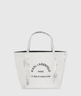 Bolso shopper metalizado Rue St-Guillaume