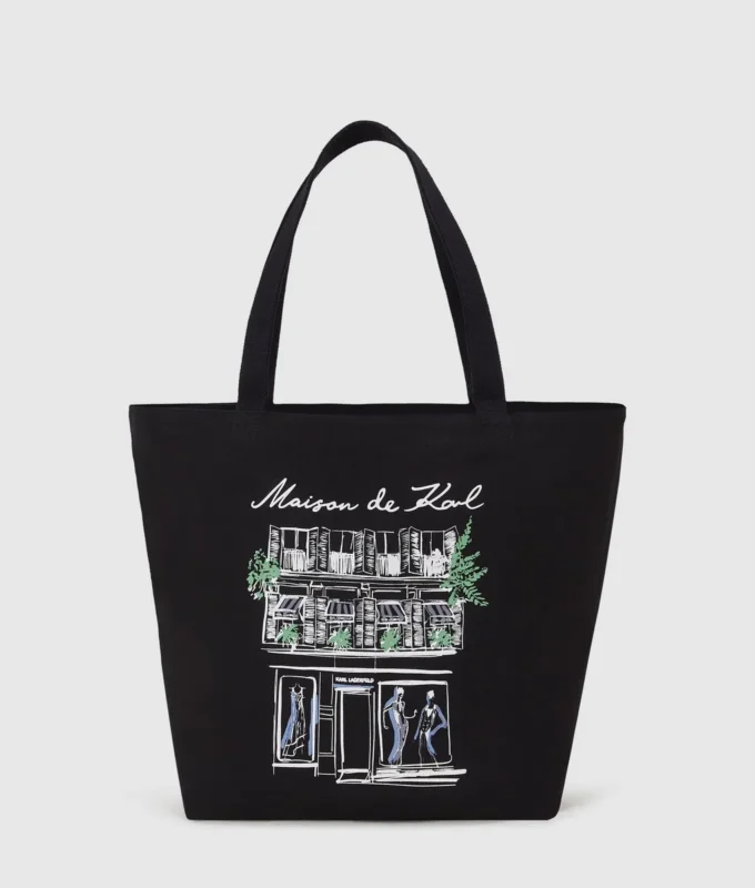Bolso shopper reversible Maison de Karl