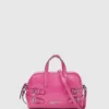 Bolso tipo bolera con hebilla