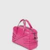 Bolso tipo bolera con hebilla