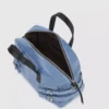 Bolso tipo bowling con hebilla de denim