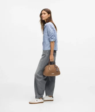 Bolso tipo bowling de nylon Ikon
