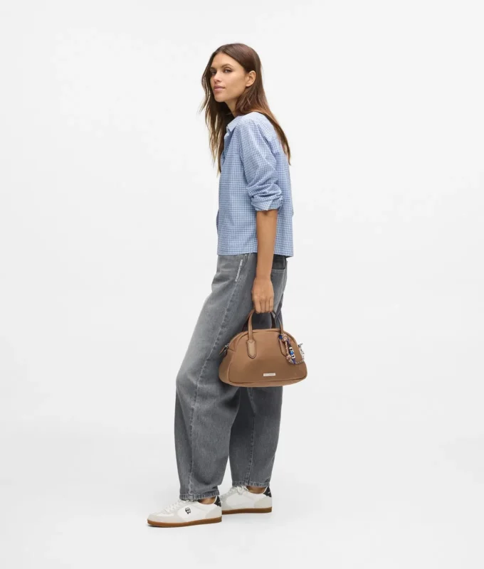 Bolso tipo bowling de nylon Ikon