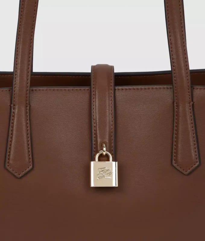 Bolso tote con candado K/Autograph