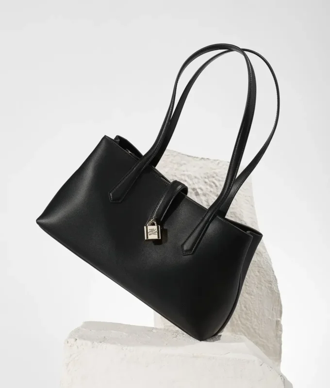 Bolso tote con candado K/Autograph