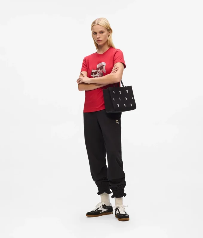 Bolso tote con estampado integral Ikon