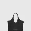 Bolso tote de nailon con estampado integral Ikon