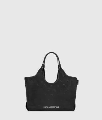 Bolso tote de nailon con estampado integral Ikon