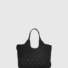 Bolso tote de nailon con estampado integral Ikon