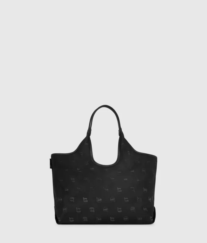 Bolso tote de nailon con estampado integral Ikon