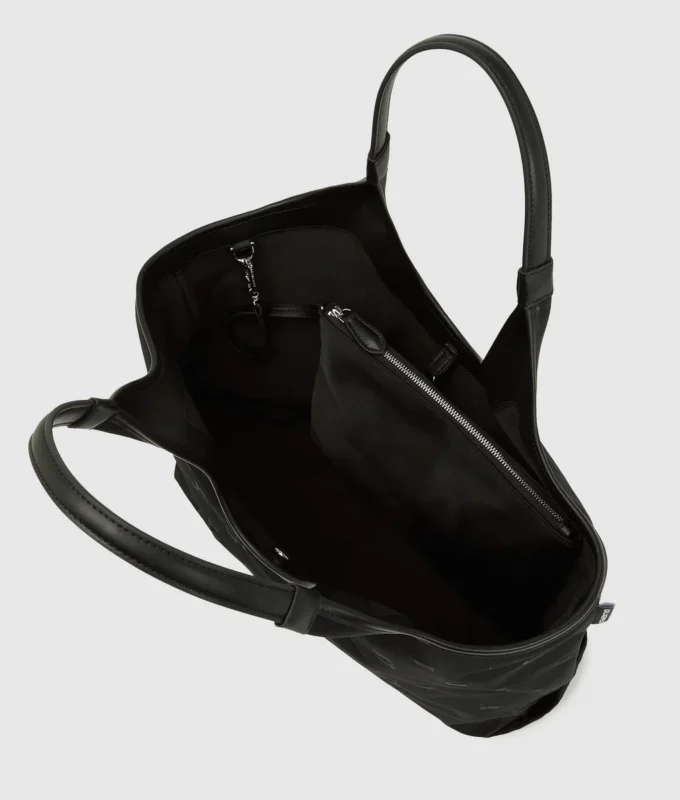 Bolso tote de nailon con estampado integral Ikon