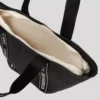 Bolso tote de playa tejido con logotipo