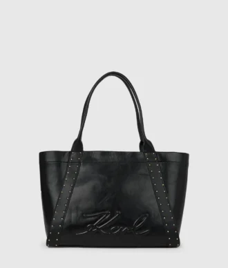 Bolso tote mediano con tachuelas K/Ville