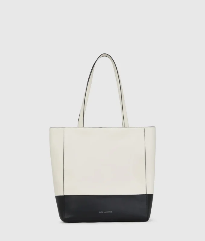 Bolso tote mediano de piel Ikon K