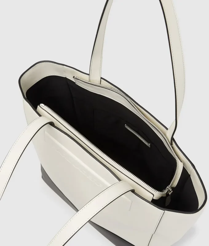 Bolso tote mediano de piel Ikon K