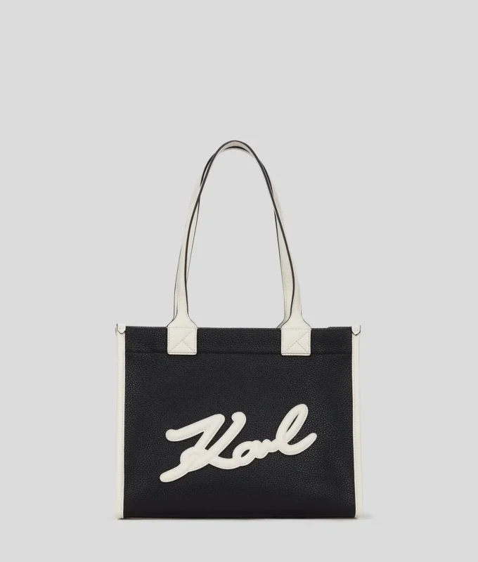 BOLSO TOTE MEDIANO K/SKUARE GRAINY