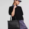 BOLSO TOTE MEDIANO K/SKUARE GRAINY
