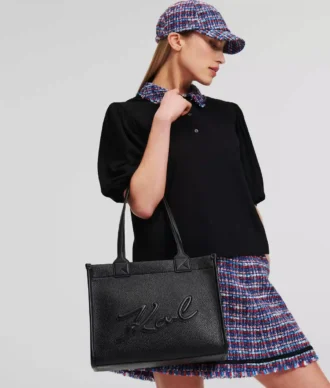 BOLSO TOTE MEDIANO K/SKUARE GRAINY