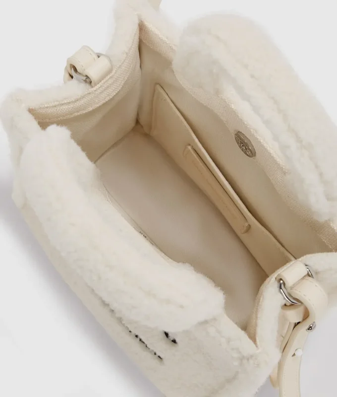 Bolso tote mini de piel de oveja Rue St-Guillaume