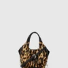 Bolso tote mini leopardo K/Hardware