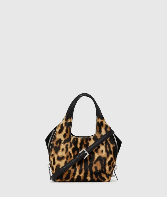 Bolso tote mini leopardo K/Hardware