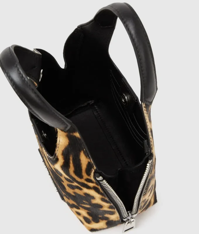 Bolso tote mini leopardo K/Hardware