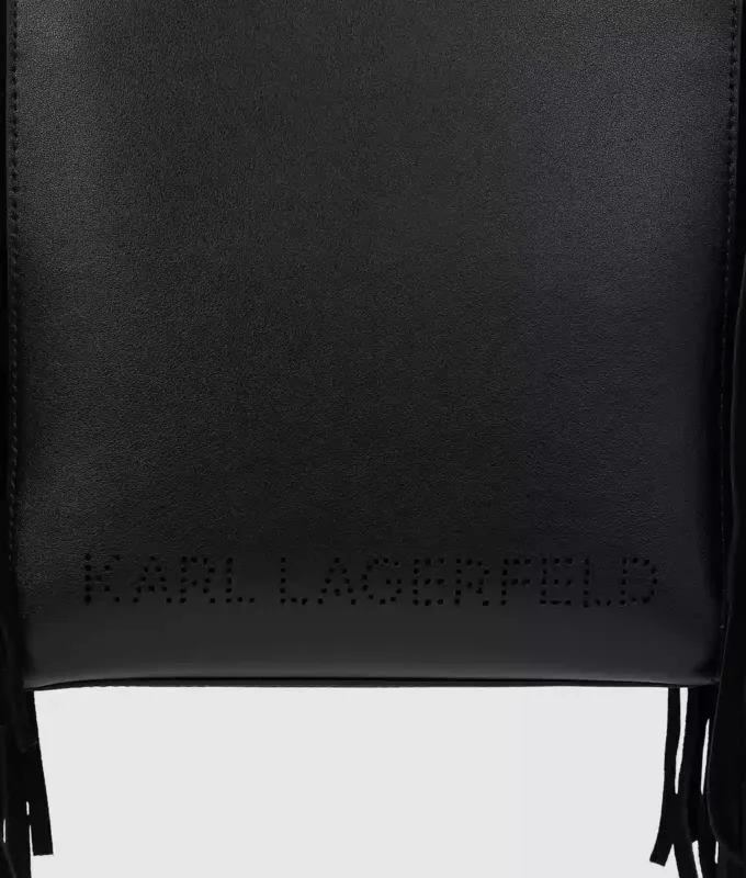 Bolso tote pequeño con flecos K/Circle