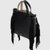 Bolso tote pequeño con flecos K/Circle