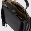 Bolso tote pequeño con flecos K/Circle