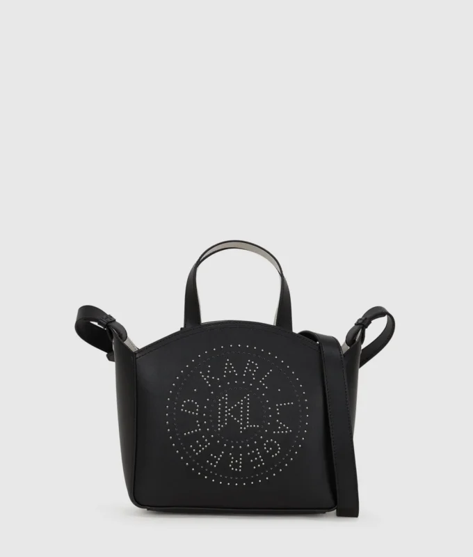 Bolso tote pequeño con tachuelas K/Circle