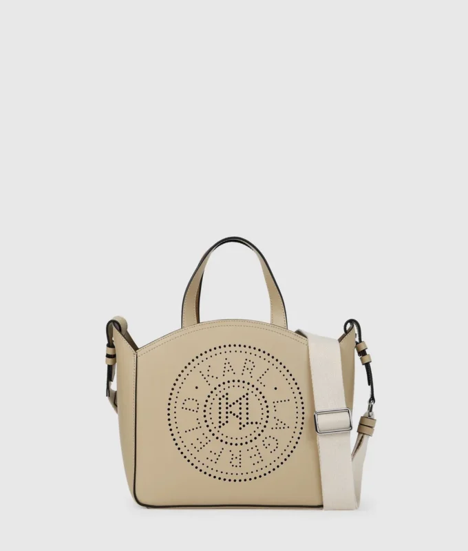 BOLSO TOTE PEQUEÑO PERFORADO K/CIRCLE