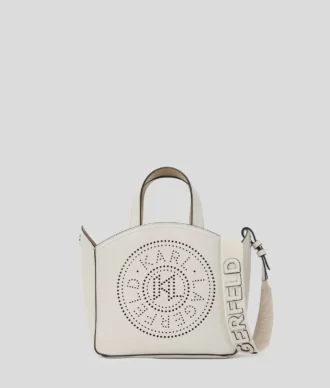 BOLSO TOTE PEQUEÑO PERFORADO K/CIRCLE