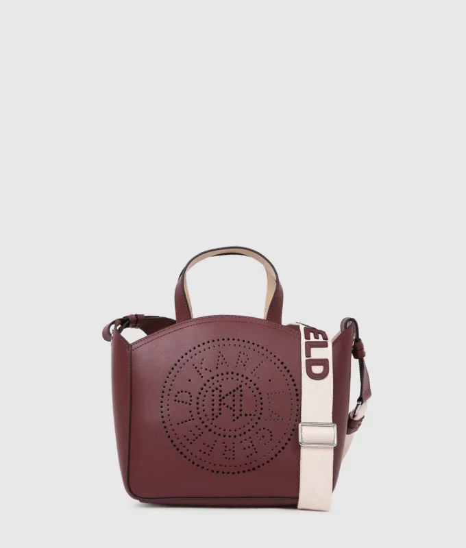 BOLSO TOTE PEQUEÑO PERFORADO K/CIRCLE