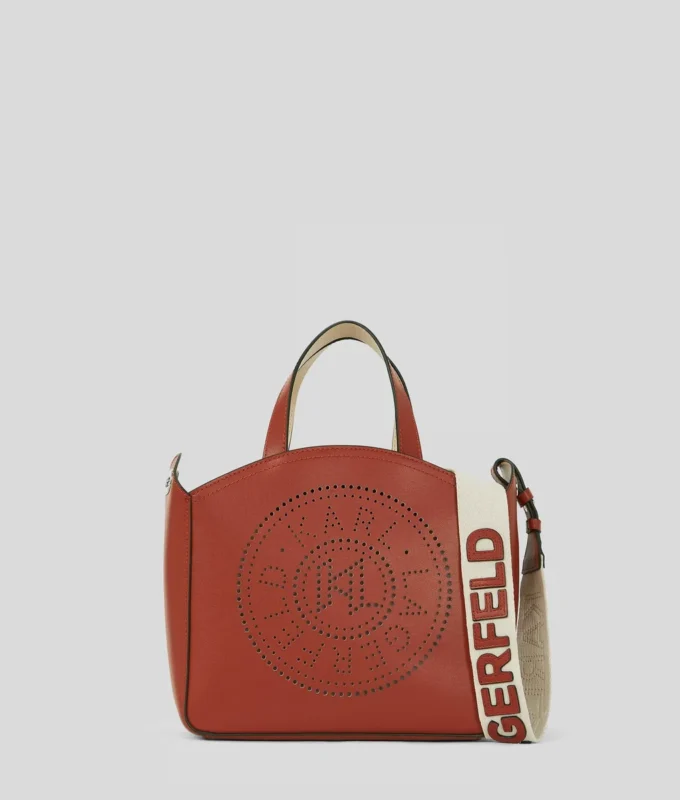 BOLSO TOTE PEQUEÑO PERFORADO K/CIRCLE