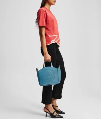 BOLSO TOTE PEQUEÑO PERFORADO K/CIRCLE