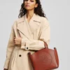 BOLSO TOTE PEQUEÑO PERFORADO K/CIRCLE