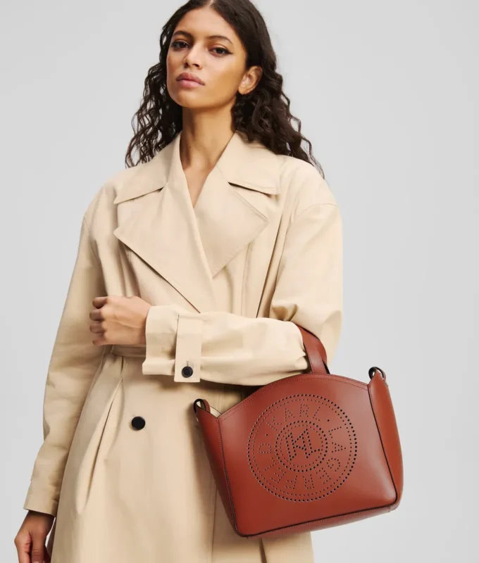 BOLSO TOTE PEQUEÑO PERFORADO K/CIRCLE