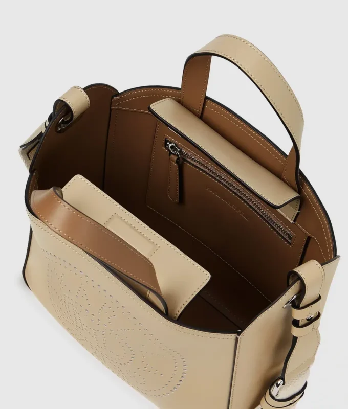 BOLSO TOTE PEQUEÑO PERFORADO K/CIRCLE