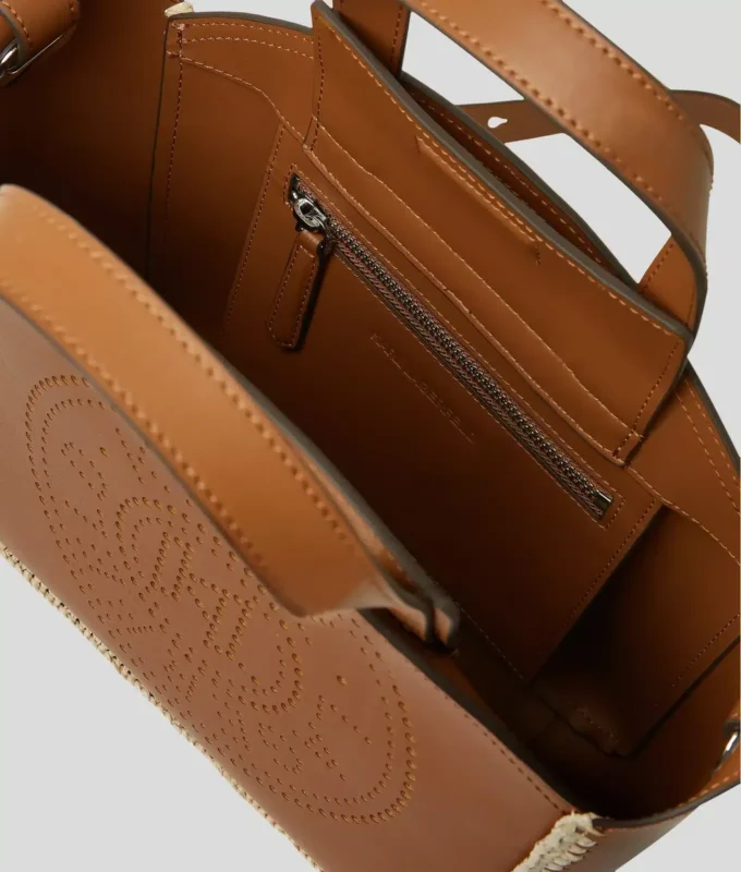 BOLSO TOTE PEQUEÑO PERFORADO K/CIRCLE