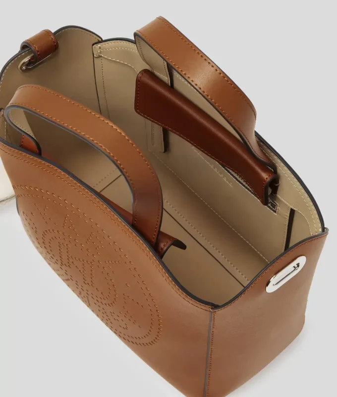 BOLSO TOTE PEQUEÑO PERFORADO K/CIRCLE