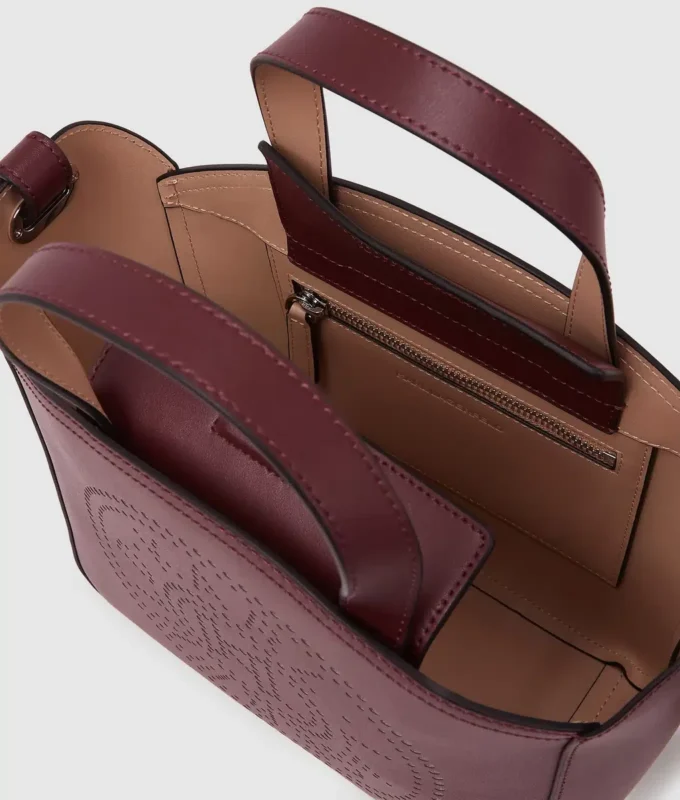 BOLSO TOTE PEQUEÑO PERFORADO K/CIRCLE