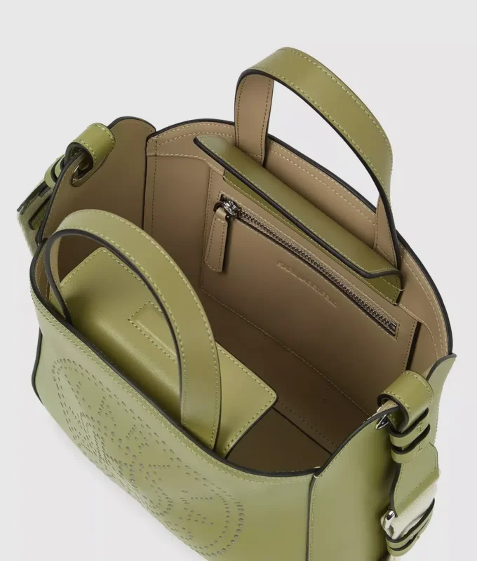 BOLSO TOTE PEQUEÑO PERFORADO K/CIRCLE