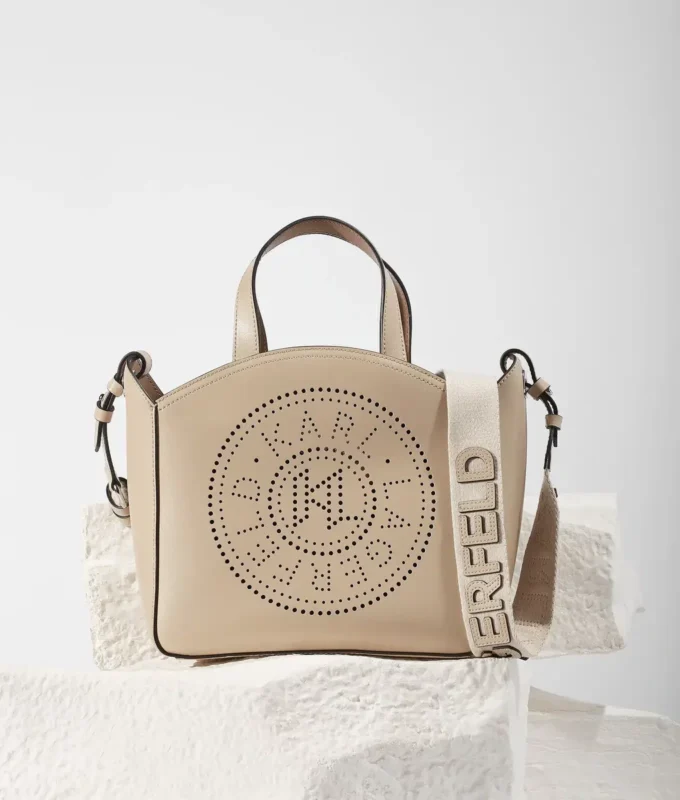 BOLSO TOTE PEQUEÑO PERFORADO K/CIRCLE