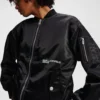 BOMBER DE SATÉN OVERSIZE