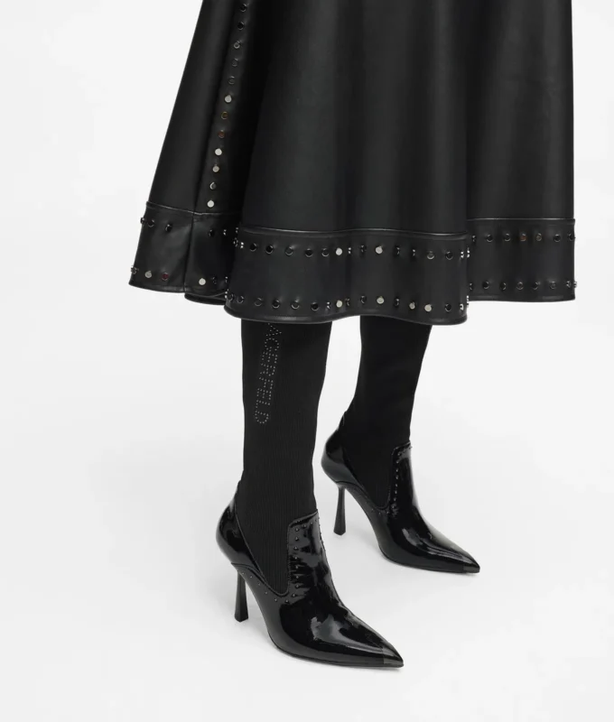 Botas altas con tachuelas Pandara