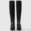 Botas altas con tachuelas Pandara